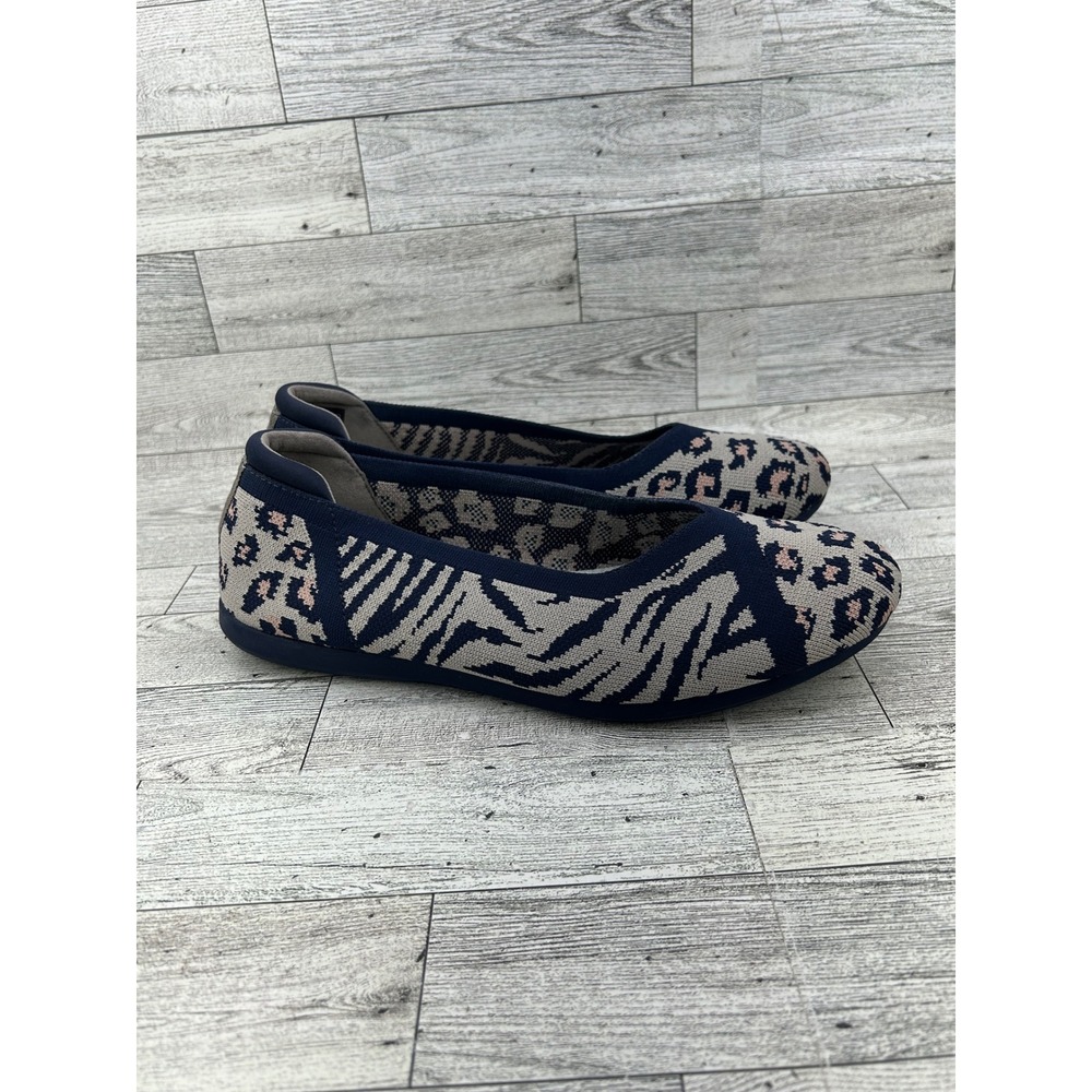 Clarks Cloudsteppers Step June Shell Navy Leopard… - image 8